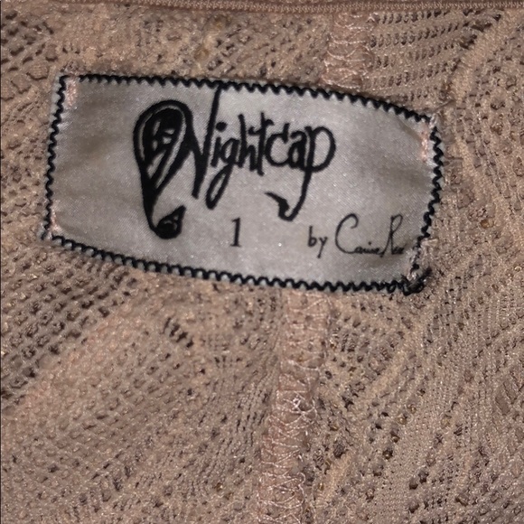 NightCap Clothing Beige Dress Size 1 - Picture 6 of 6